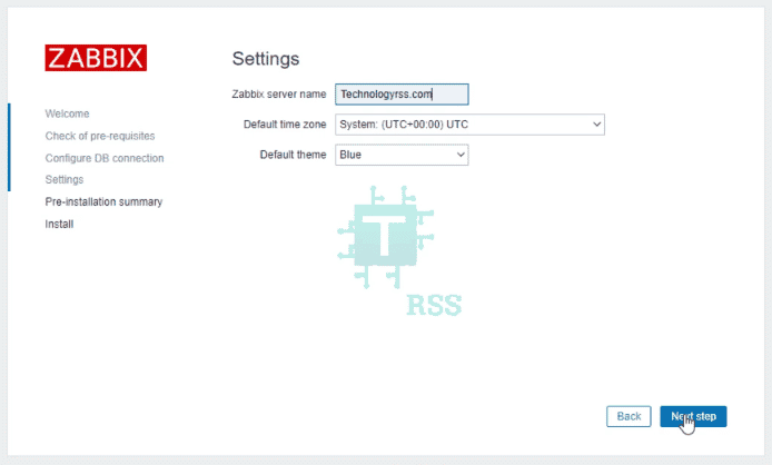 How To Install Zabbix Server 6.4 On Ubuntu 22.04 4 Zabbix-settings-save
