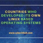 Countries who developed its own linux based operating systems