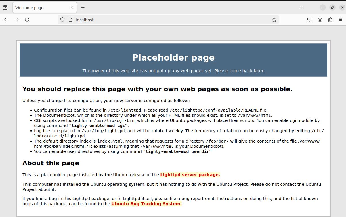 How To Install Lighttpd Web Server On Ubuntu 22.04 2 How to install lighttpd web server on ubuntu 22. 04 43