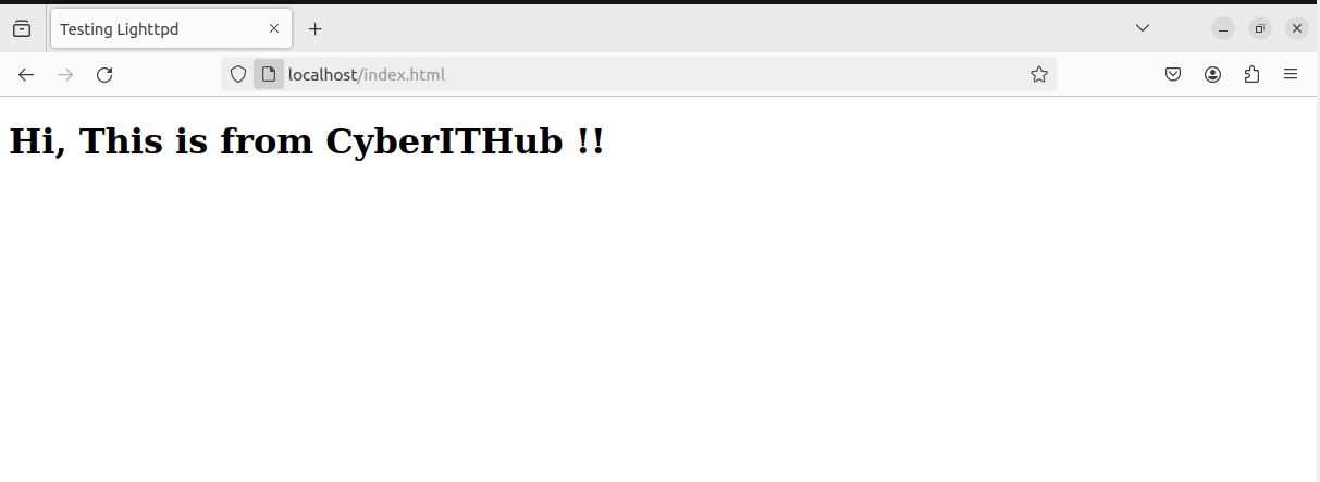 How To Install Lighttpd Web Server On Ubuntu 22.04 3 How to install lighttpd web server on ubuntu 22. 04 44