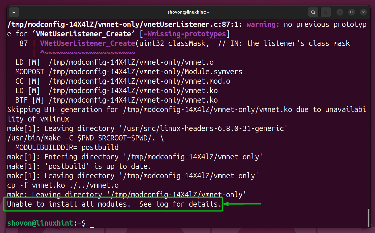 How To Compile The Vmware Workstation Pro Kernel Modules On Ubuntu/Debian 8 How to compile the vmware workstation pro kernel modules on ubuntu/debian 8