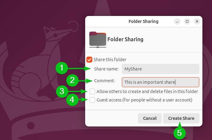 How To Enable And Use Nautilus Samba/Cifs/Windows File Sharing Feature On Ubuntu 24.04 Lts 11 How to enable and use nautilus samba/cifs/windows file sharing feature on ubuntu 24. 04 lts 11