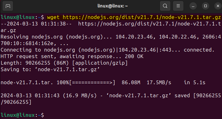 How To Install Node.js On Ubuntu 24.04 23 How to install node. Js on ubuntu 24. 04 23