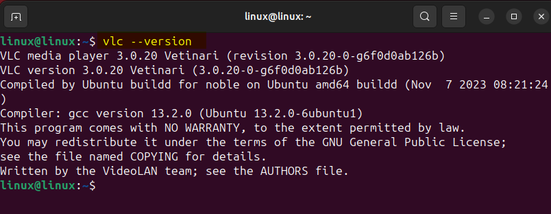 How To Install Vlc On Ubuntu 24.04 5 How to install vlc on ubuntu 24. 04 5