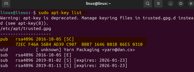 How To Install Yarn On Ubuntu 24.04 17 How to install yarn on ubuntu 24. 04 17