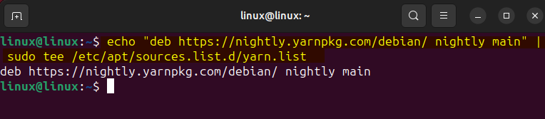 How To Install Yarn On Ubuntu 24.04 2 How to install yarn on ubuntu 24. 04 2