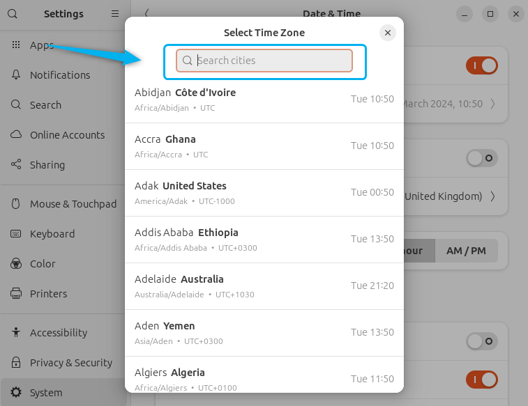 How To Set Or Change Timezone On Ubuntu 24.04 19 How to set or change timezone on ubuntu 24. 04 19