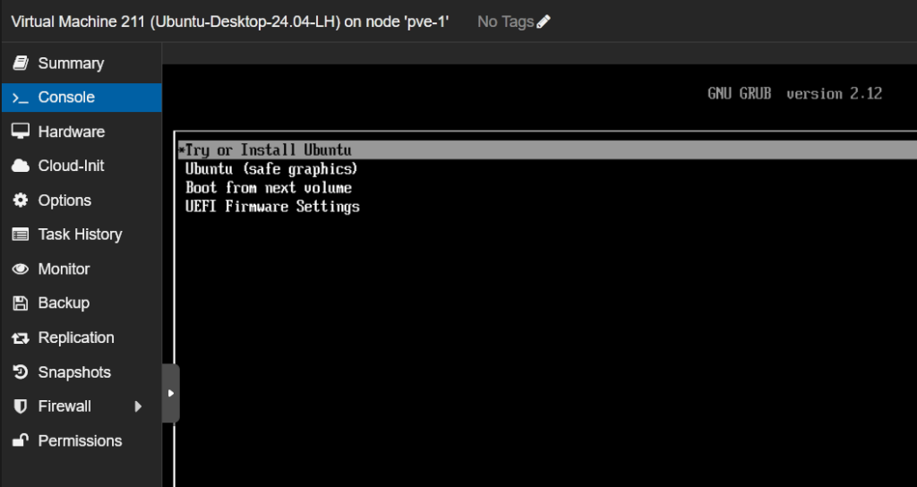 How To Create An Ubuntu 24.04 Lts Virtual Machine (Vm) On Proxmox Ve 12 How to create an ubuntu 24. 04 lts virtual machine (vm) on proxmox ve 12