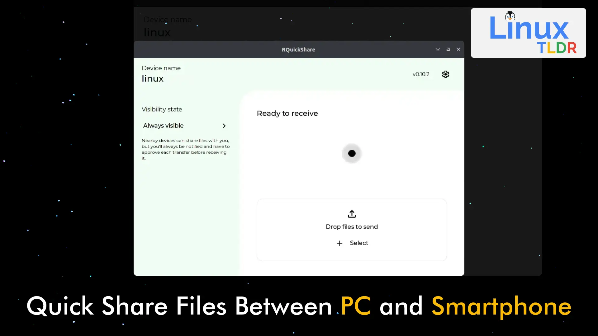 How To Install Rquickshare (Nearbyshare/Quickshare) On Linux 1 Rquickshare linux