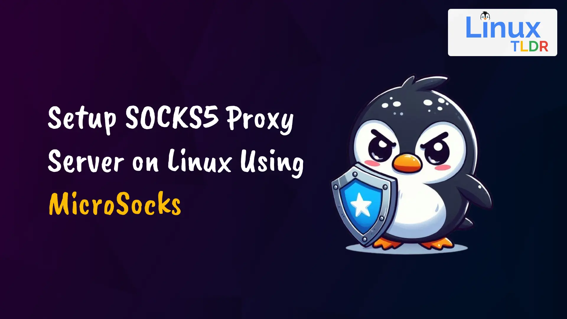 How To Setup Socks5 Proxy Server On Linux Using Microsocks 1 Setup socks5 proxy server using microsocks