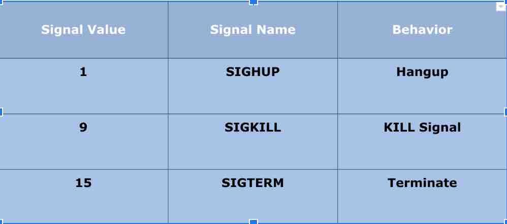 How To Kill Processes In Linux: Beginner-Friendly Guide To Command Line Termination 7 Common linux kill command signals and descriptions