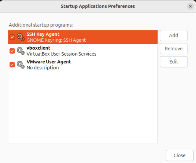 Maximize Ubuntu 24.04 Speed And Efficiency: A Complete Tuning Guide 6 Startup applications window