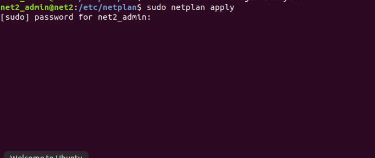 How To Configure Static And Dynamic Ip Addresses In Ubuntu 24.04 Using Netplan 3 Screenshot showing verification of static ip configuration using ifconfig -a