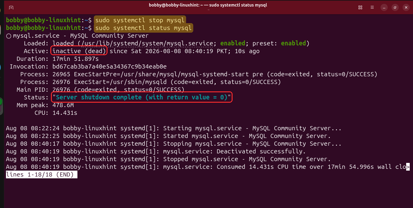How To Install, Secure, And Set Up Mysql On Ubuntu 26.04 Lts 5 How to install, secure, and set up mysql on ubuntu 26. 04 lts 5